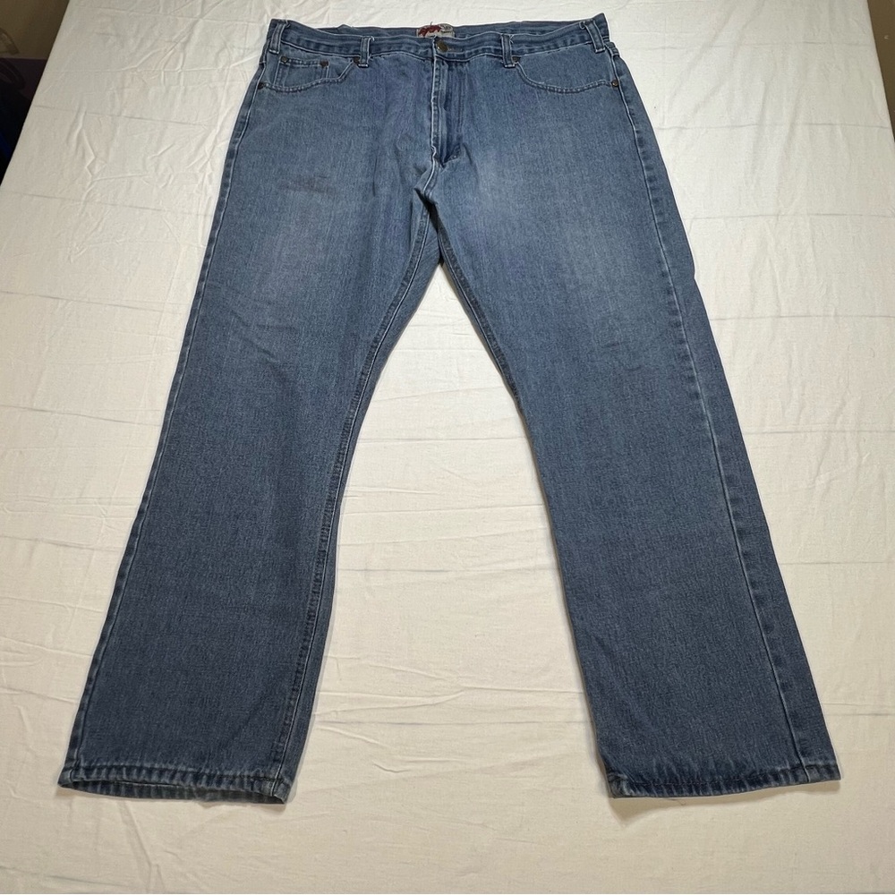 Field & Forest Men’s Medium Wash 40x30 Blue Denim Jeans - 100% Cotton